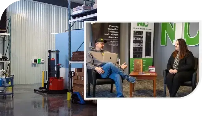 Image Collage Warehouse worker janesville innovation